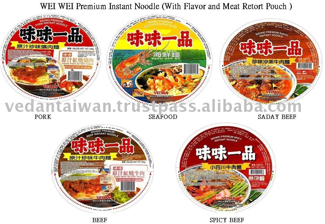Vedan Weiwei Premium Instant Noodle Series