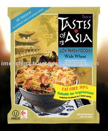 Wok Ready Noodles - Wide Wheat
