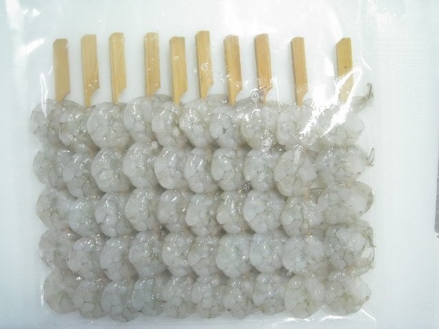 vannamei  shrimp   skewer 
