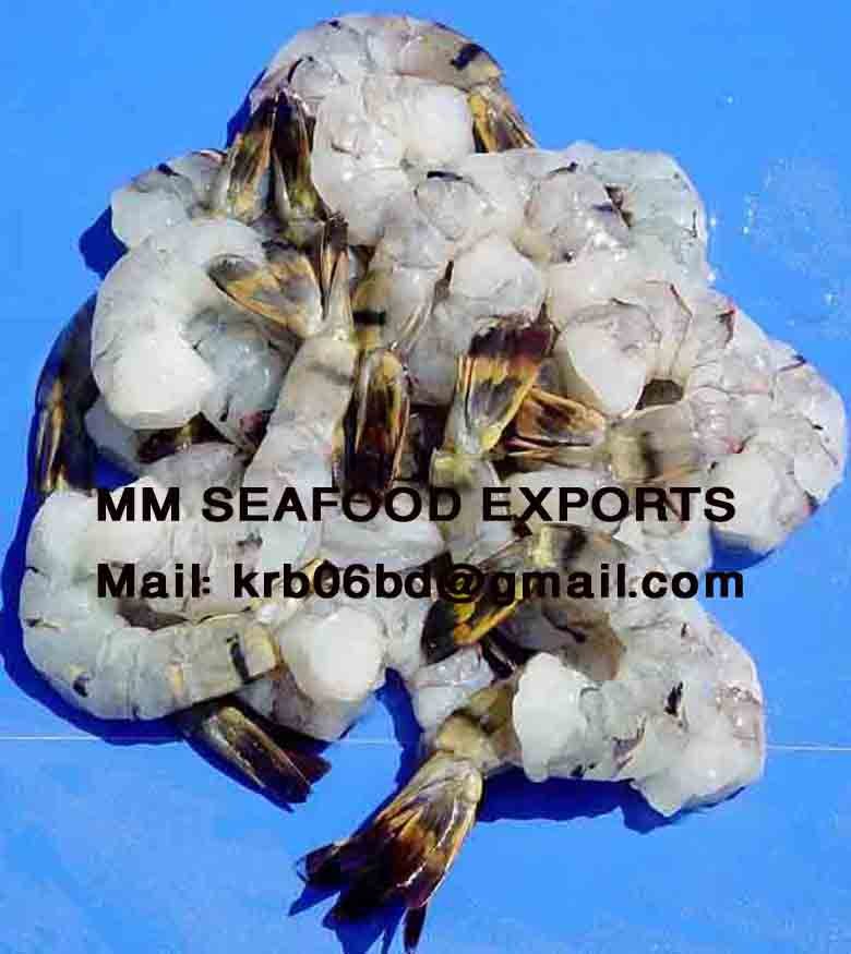 Black Tiger Peeled Deviened Tail on Raw