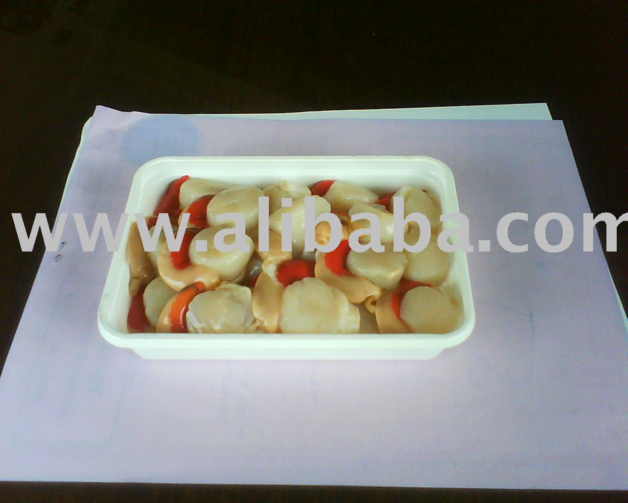  Fresh   scallops  with roe Argopecten  purpuratus  scallops 