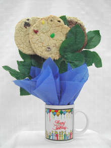 Cookie Gifts in Mugs for Birthday