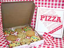 cookies in Pizza Box