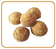 Dessert With Almond Paste Biscuit