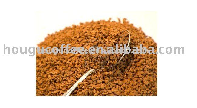 Freeze-dried instant coffee