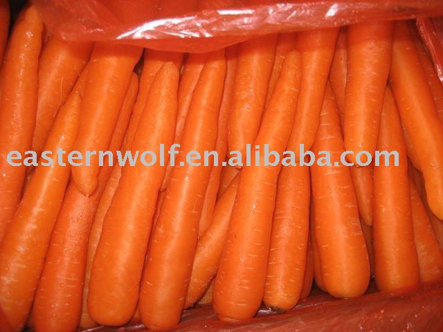 red carrot in carton package