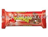 Cocoa coated wafers