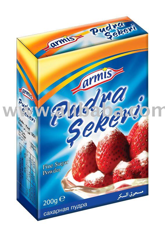  fine   sugar  powder