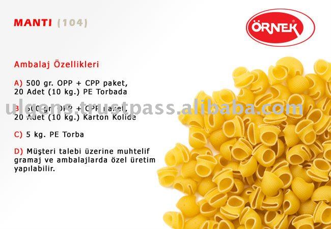 PASTA - MACARONI - % 100 DURUM WHEAT SEMOLINA - LUMACONI RIGATI