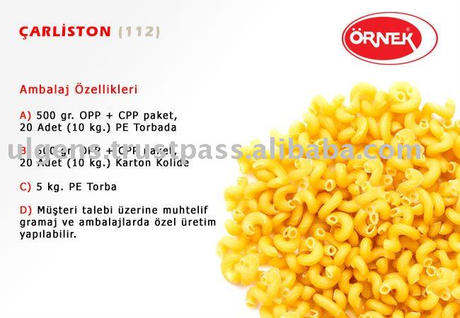PASTA - MACARONI - % 100 DURUM WHEAT SEMOLINA - CAVATAPPI