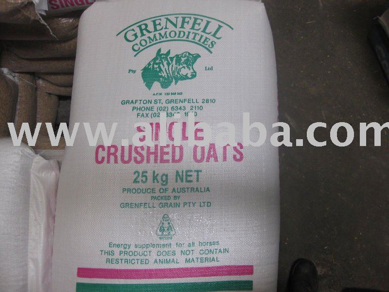 Grain 25kg Bags Single Crushed Oats