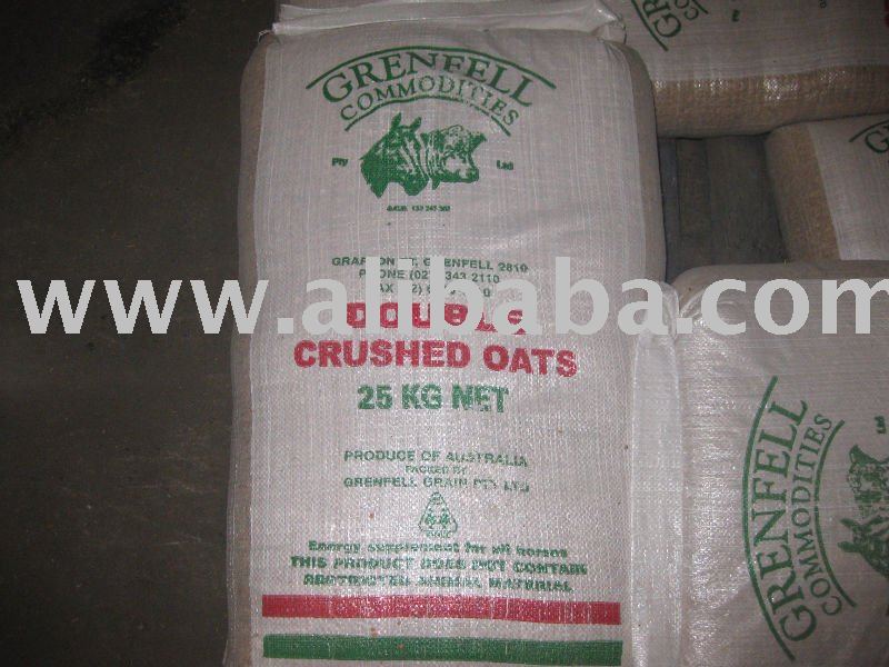 Grain 25kg Bags Double Crushed Oats