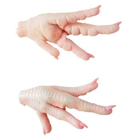 Frozen and processed chicken paw
