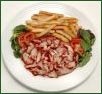 COOKED AND  CUT   CHICKEN  TANDOORI