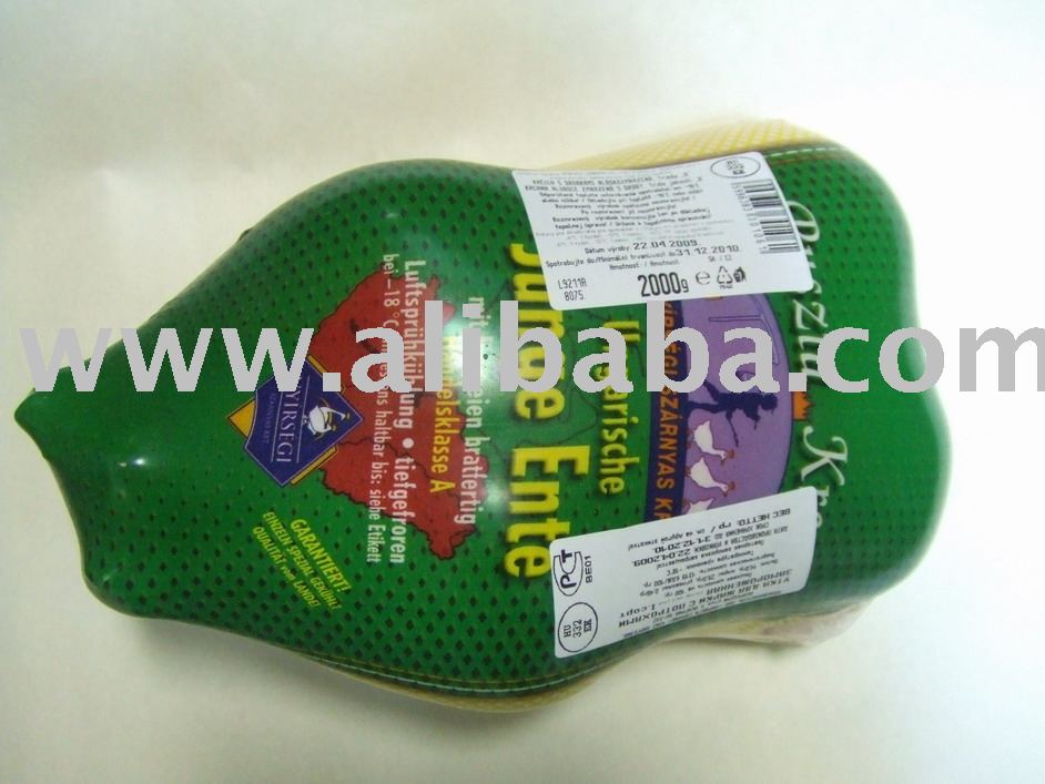 Frozen Whole Duck with and without gibblets
