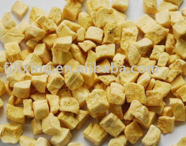 Freeze Dried banana dice