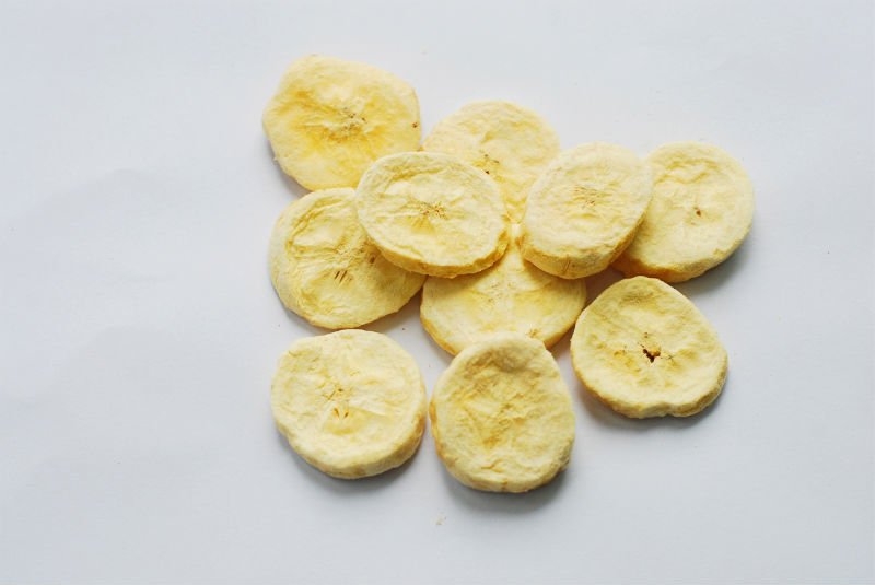Freeze dried banana