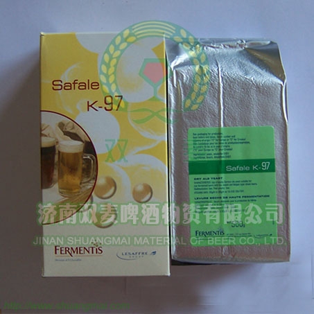  dry   yeast (K-97), dry  ale  yeast , beer  raw materials