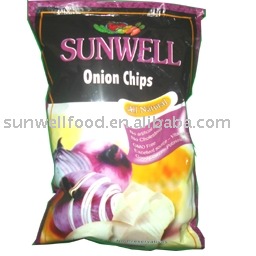 Low Temperature Vacuum Fried Onion Chips
