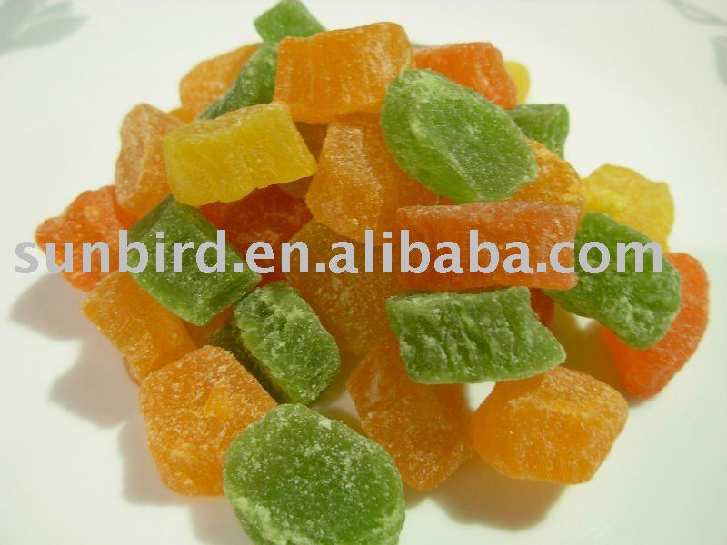 dried  pineapple dice