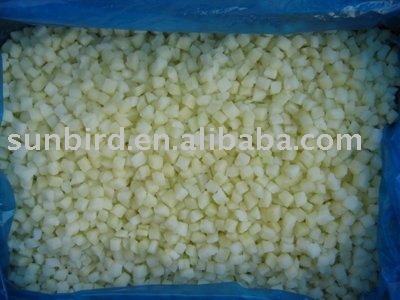 Dry apple dices healthy