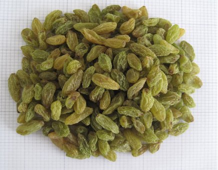 green raisin