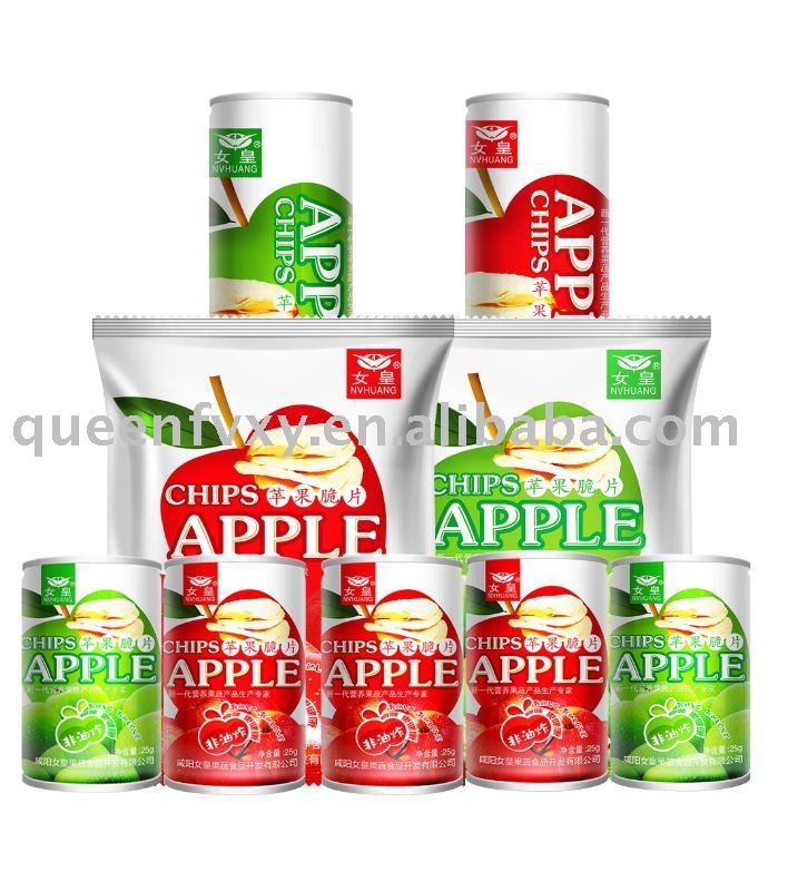 Vacuum dried apple chips ( flavour natural and crispy)