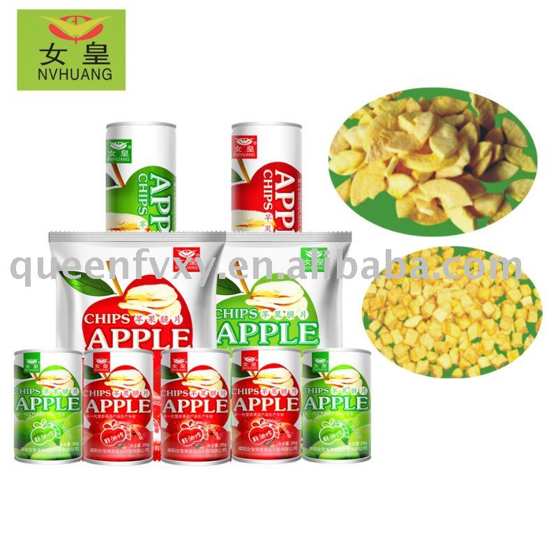Delicious food snacks ( Halal products apple chips )