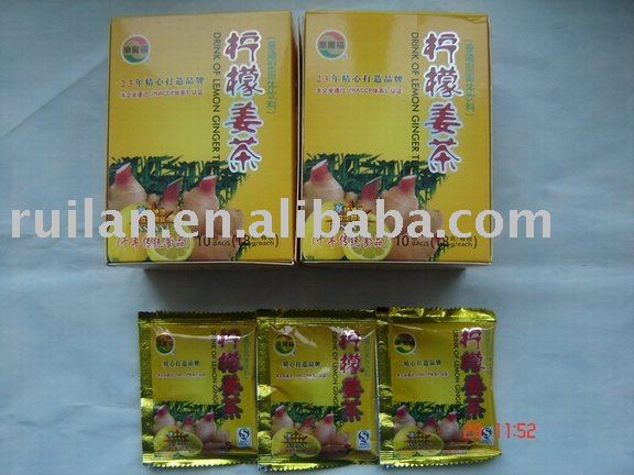 instant lemon ginger tea