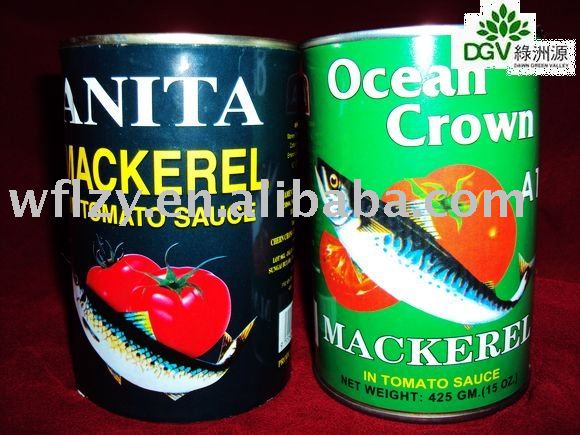 canned mackerel in natural oil