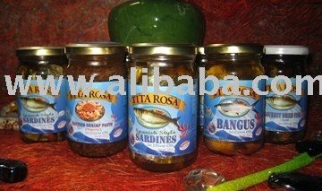 Bottled sardines