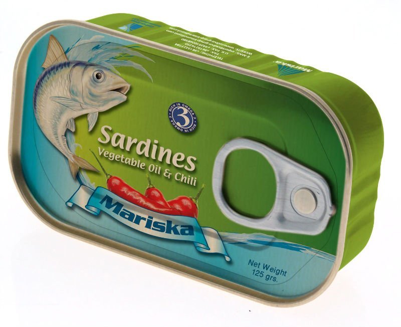 Canned Sardines in vegetable oil