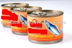 Canned Mackerel in Natural Oil (Brine)