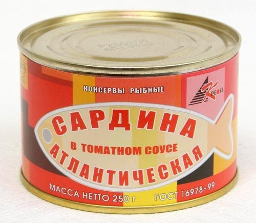 Canned  atlantic  sardine in tomato sauce