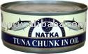 Yellowfin  tuna  chunk in oil