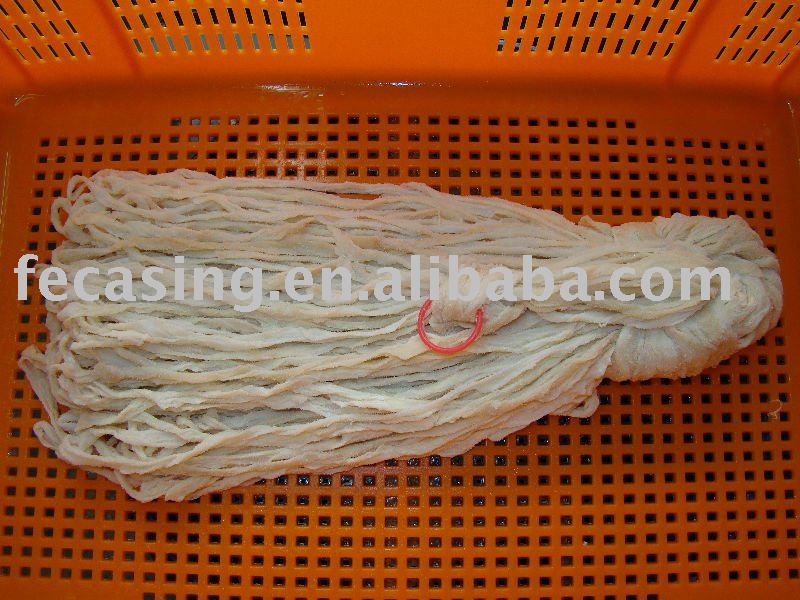 natural salted hog sausage casings