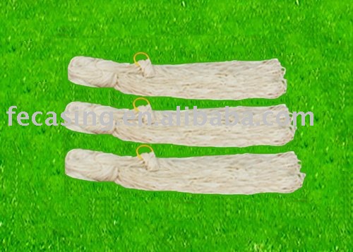 Salted natural hog sausage casings