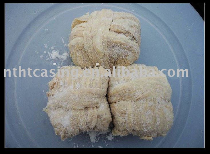 short sausage  hog casings