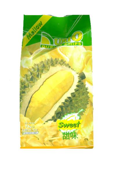 1 DURIO Sweet  Crispy   Durian  Chips 75g No Cholesterol