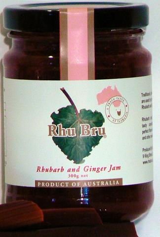 Rhubarb and Ginger Jam