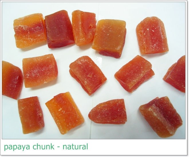 Dehydrated Papaya Chunk 20 x 20 MM