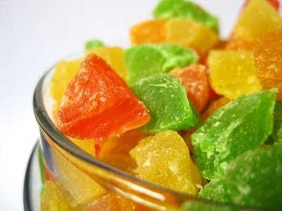  Dried   dice d  pineapple 