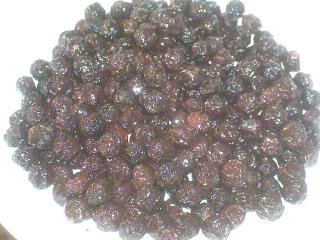 Glazed  sour   cherry 