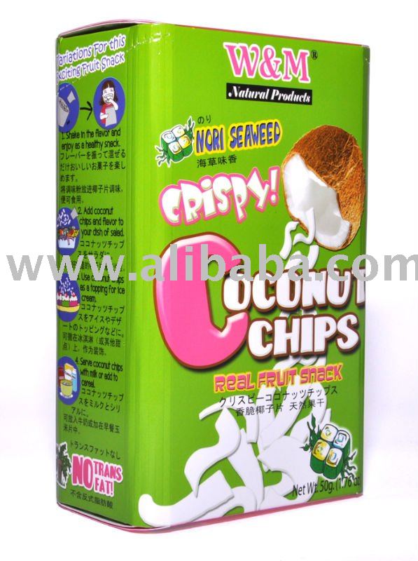 Crispy Coconut Chips (Nori Seaweed)