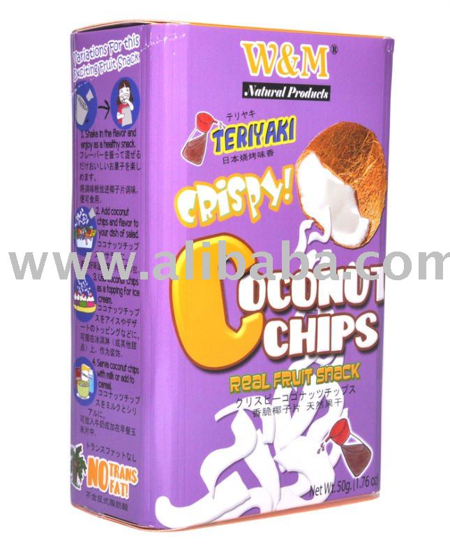 Crispy Coconut Chips (Teriyaki)