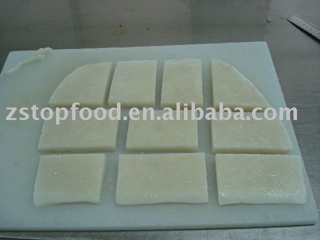 Frozen Cleaned Squid Steak China Price Supplier 21food