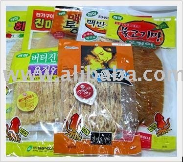 Packaged squid