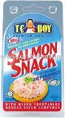 Tuna Snack with Mixed Vegetables & Crackers