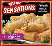 Kung Pao Chicken  Mini  Egg Rolls