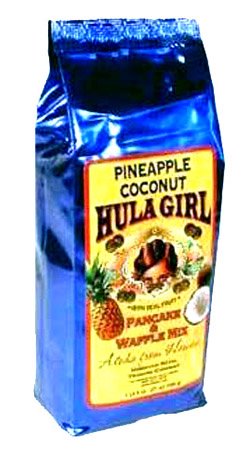 Hula Girl Pineapple Coconut Pancake    Waffle   Mix 